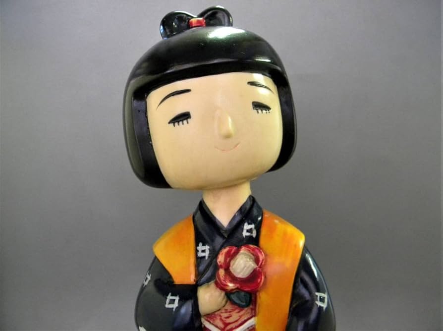昭和レトロ 週刊新潮 夕焼けちゃん カウンター用 首振りソフビ 谷内六郎 ディスプレイ店頭用☆カウンター用 週刊新潮 百泉社 夕やけ
